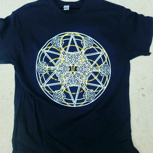 Mandala Sacred Geometry Short sleeve shirt